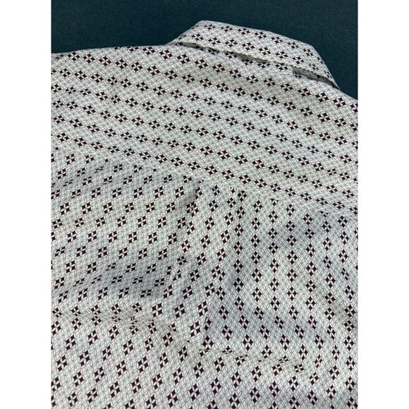 Wrangler Western Cowboy Button Down Shirt Red/White Mens Med - Picture 9 of 9